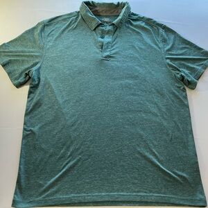 G.H. Bass & Co. Teal Heather Polo Shirt